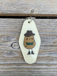 Idaho Potato Cowboy Key Tag