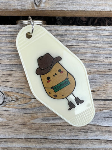 Idaho Potato Cowboy Key Tag