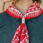 Cotton Ramble Bandana | Red Hot