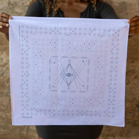 "hell yeah" bandana (oyster)