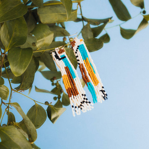 Weave Gold Mesa Earrings