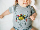 Boho Idaho Pronghorn Onesie