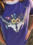 Girls Pronghorn Camp Ringer Tee
