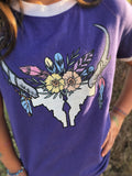 Girls Pronghorn Camp Ringer Tee