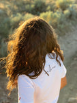 Girls Boho Pronghorn Tie Front Tee