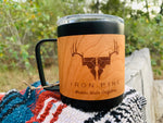 Iron Pine Deer Antler Wood Wrap Camp Cup