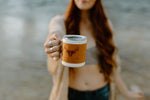 Iron Pine Deer Antler Wood Wrap Camp Cup