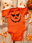 Idaho Jack-O-Lantern Face Onesie