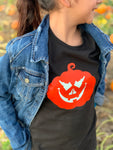 Idaho Glow-in-the-Dark Pumpkin Jack-O-Lantern Kids Tee