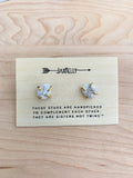 Jax Kelly Gemstone Prong Earrings - SALE