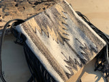 Natural Chevrons Fringe Bag