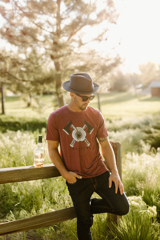 Iron Pine Double Idaho Axe T-Shirt