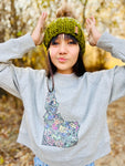 Women's Idaho Wildflower Boxy Crew Sweatshirt