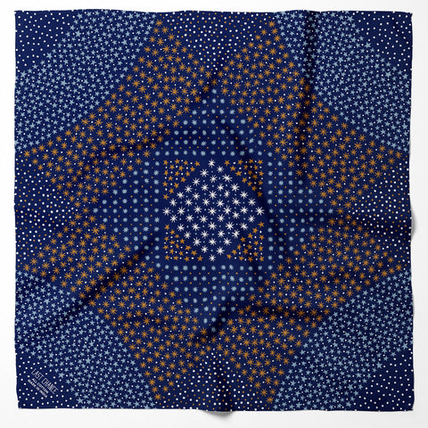 Cotton Starry  Bandana | Navy
