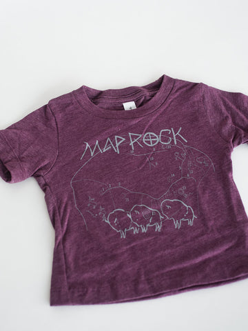 Map Rock Idaho Petroglyph Baby Tee