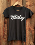 Whiskey Women's Vintage Tee Black/White